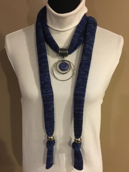 Deep Blue Scarf