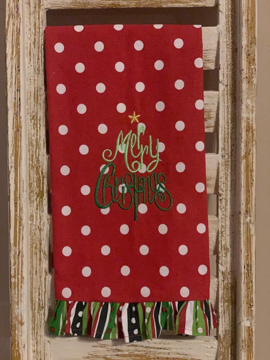 Merry Christmas Tea Towel picture
