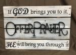 Offer Prayer wall art