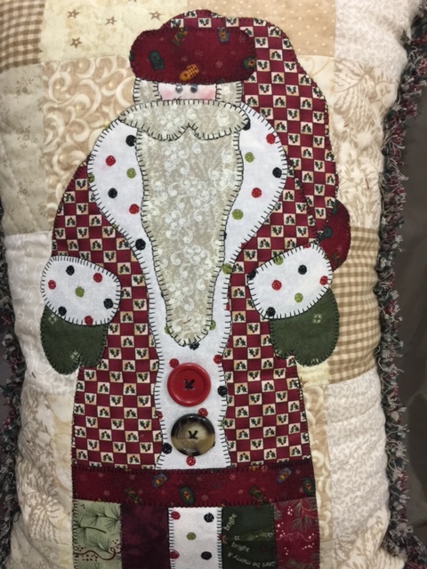 Santa pillow picture