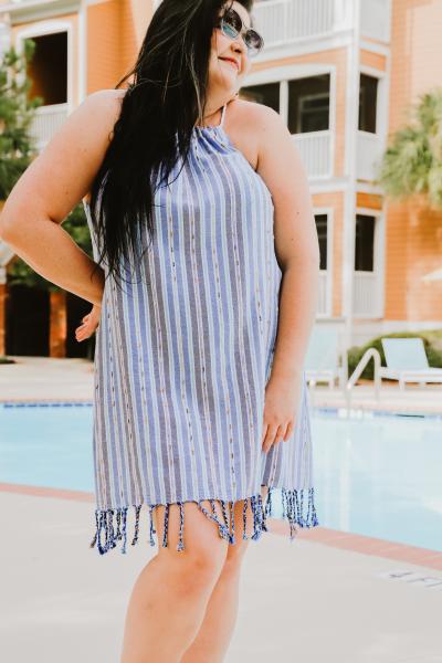 Beachables Vertical Stripe Skipper - Dress/Coverup picture