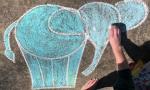 St. Louis Zoo: Sidewalk Chalk Art Tutorial: Elephant