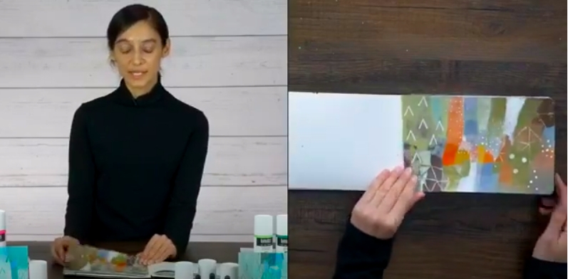 Dick Blick: How to do Sketch Book Painting picture