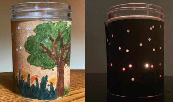 St. Louis Zoo: Firefly Candle Holder Craft picture