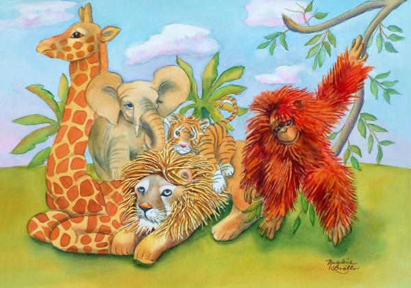 Baby Jungle Animals picture