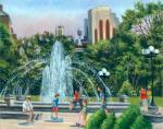 Fountain at Washington Square Park