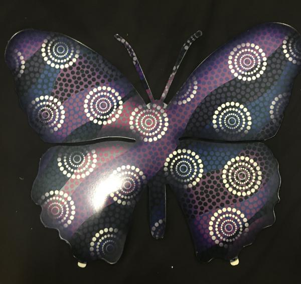 Large Purple Butterfly