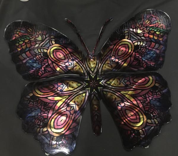 Medium Multi Color Purple Butterfly picture