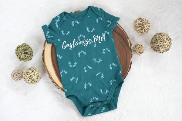Too Cute to Wear Ugly Sweaters Baby Bodysuit picture