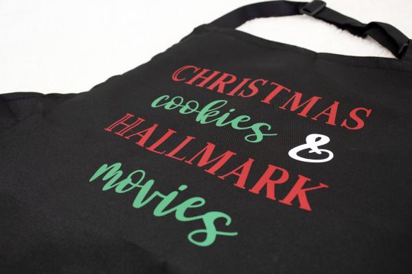 Christmas Cookies and Hallmark Movies Apron picture