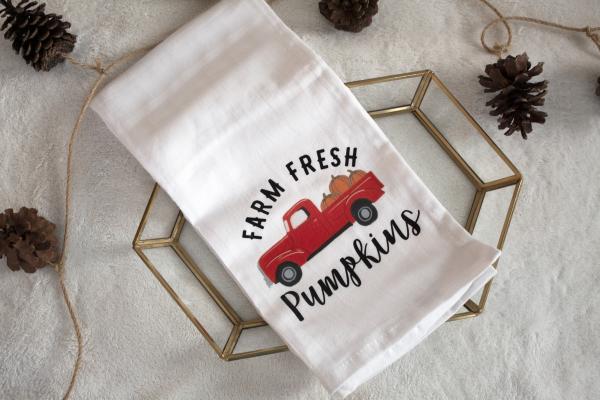 Farm Fresh Pumpkins Towel picture