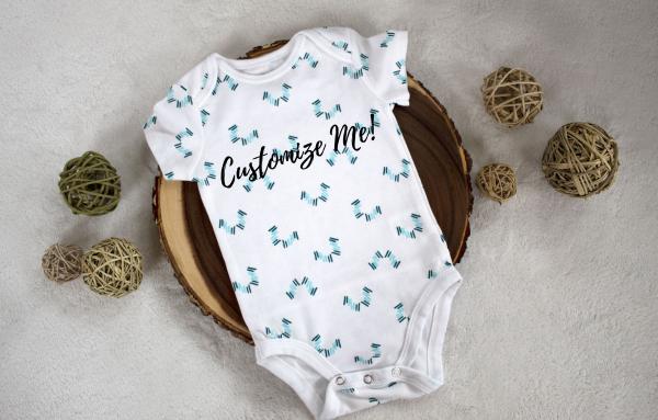 Too Cute to Wear Ugly Sweaters Baby Bodysuit picture
