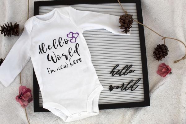 Hello World Baby Bodysuit