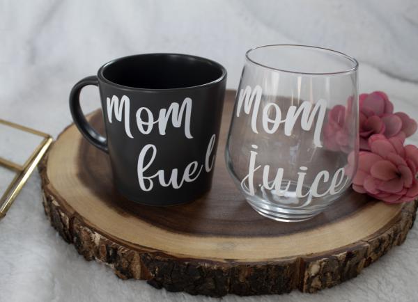 Mom Juice Wine Glass picture