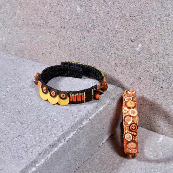 Vera Bracelet Set of 2 | Orange picture