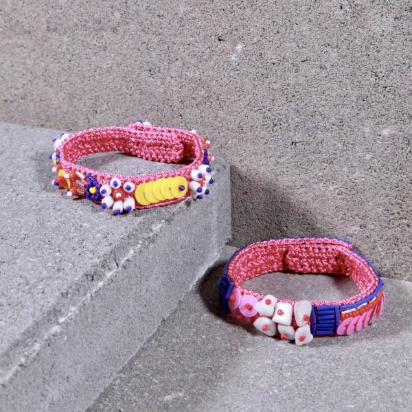 Vera Bracelet Set of 2 | Pink & Floral
