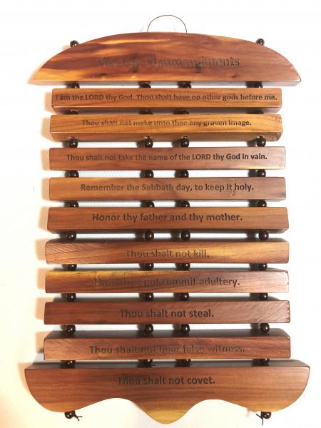 10 Commandments wall hanging