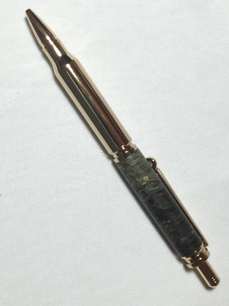 Drafting pencil made with various woods and acrylic.