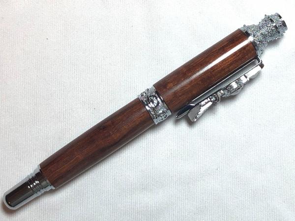 Train pen, made with various woods.