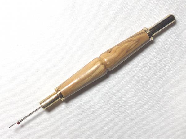 More Seam ripper stiletto combinations, made with various woods.