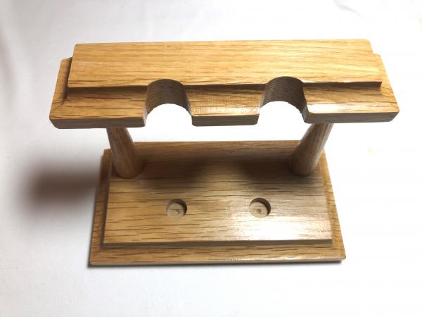 Pen display from oak or maple