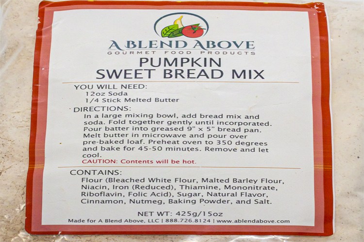 Pumpkin Sweet Bread Mix