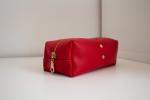 Handmade leather bag/pouch ("rouge")