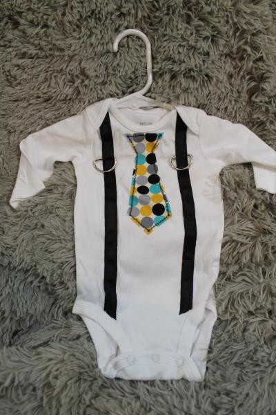 Onesies - Ties & Suspenders - Long Sleeve picture