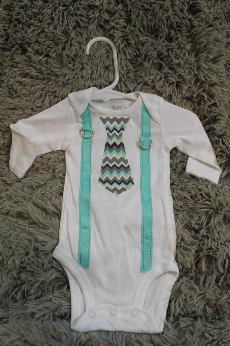 Onesies - Ties & Suspenders - Long Sleeve picture