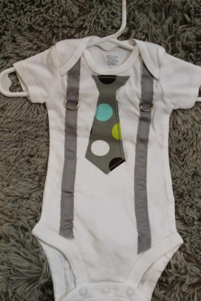 Onesies - Ties & Suspenders - Short Sleeve