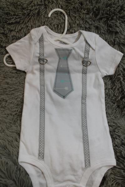 Onesies - Ties & Suspenders - Short Sleeve picture