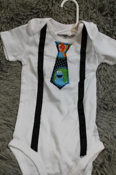 Onesies - Ties & Suspenders - Short Sleeve picture