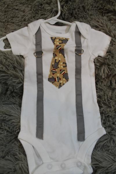 Onesies - Ties & Suspenders - Short Sleeve picture