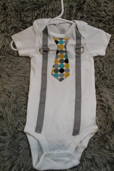 Onesies - Ties & Suspenders - Short Sleeve picture