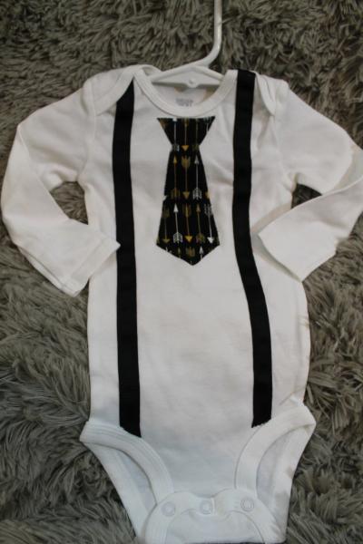 Onesies - Ties & Suspenders - Long Sleeve picture