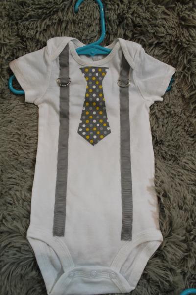 Onesies - Ties & Suspenders - Short Sleeve picture