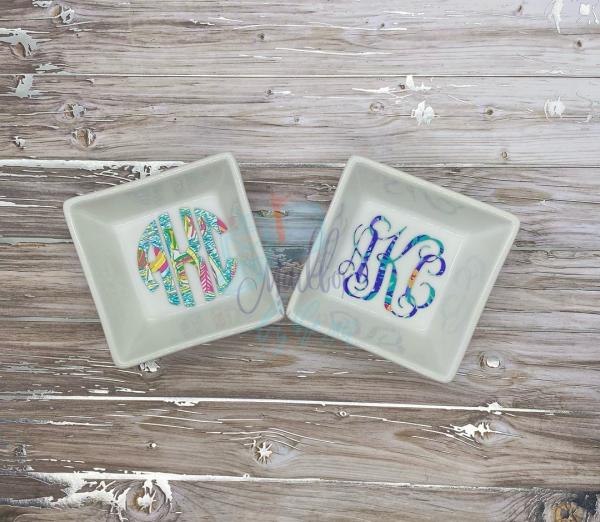 Inspired Monogram Ring Dish picture