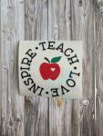 Teach Love Inspired Vinyl Decal