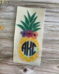 Pineapple Monogram Decal