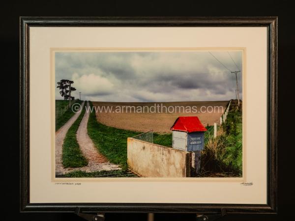 "DERWIN BANK" - 18x24" matted frame