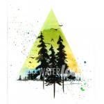 Triangle Forest Print