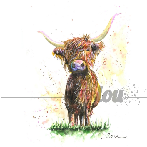 Scottish Cow Print