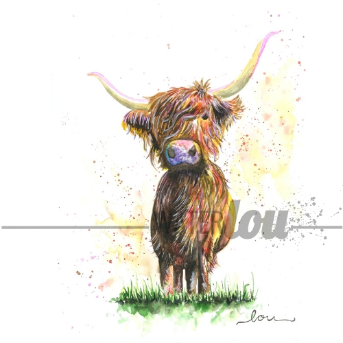 Scottish Cow Print picture