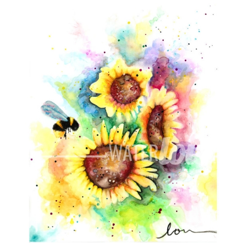 Sweet Sunflowers Print picture