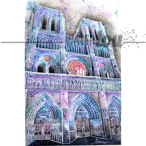 Notre Dame Print