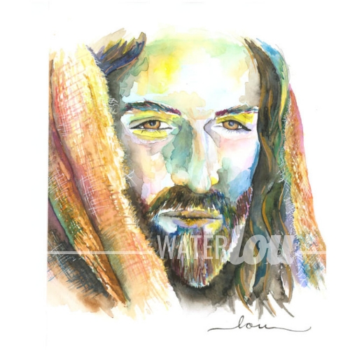 Jesus Illuminated Print
