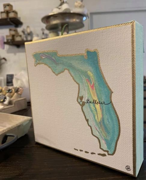 Florida State canvas By Tampa bay artist picture