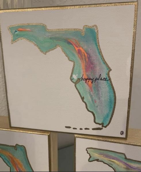 Florida State canvas By Tampa bay artist picture