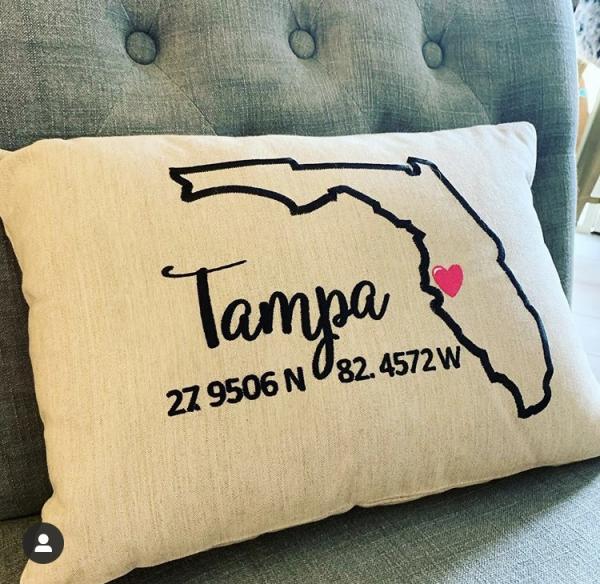 Handmade pillow exclusive To the market Tampa picture