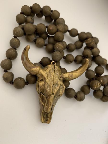 Steer Head Necklace